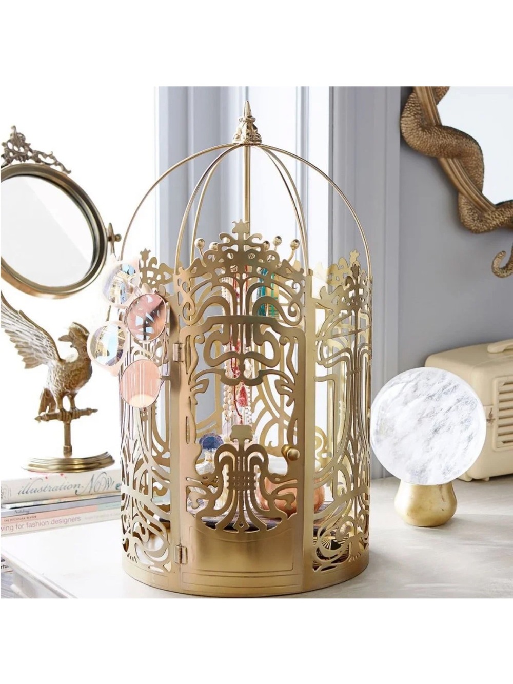 Pottery Barn Teen Fantastic Beasts Art Nouveau Elevator Jewelry Holder